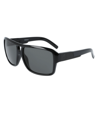 DRAGON DRAGON THE JAM JET BLACK SUNGLASSES w/ LUMALENS SMOKE