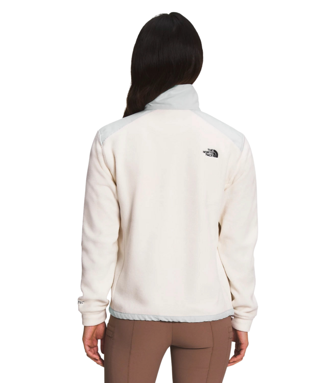 THE NORTH FACE WOMENS ALPINE 200 1/4 ZIP GARDENIA WHITE/TIN GREY 2023