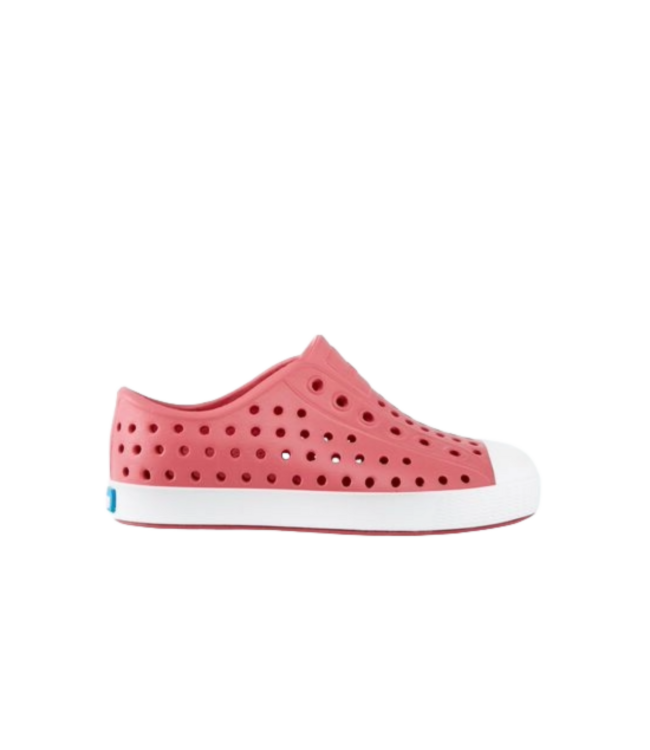 NATIVE JEFFERSON YOUTH SHOE CLOVER PINK/SHELL WHITE