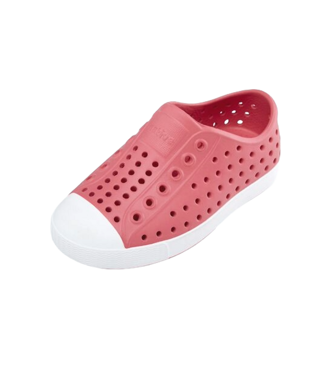 NATIVE JEFFERSON YOUTH SHOE CLOVER PINK/SHELL WHITE