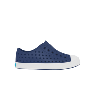 NATIVE NATIVE JEFFERSON JUNIOR SHOE REGATTA BLUE/SHELL WHITE