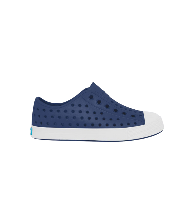 NATIVE JEFFERSON JUNIOR SHOE REGATTA BLUE/SHELL WHITE
