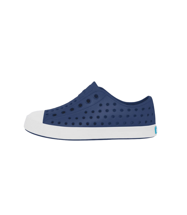 NATIVE JEFFERSON JUNIOR SHOE REGATTA BLUE/SHELL WHITE