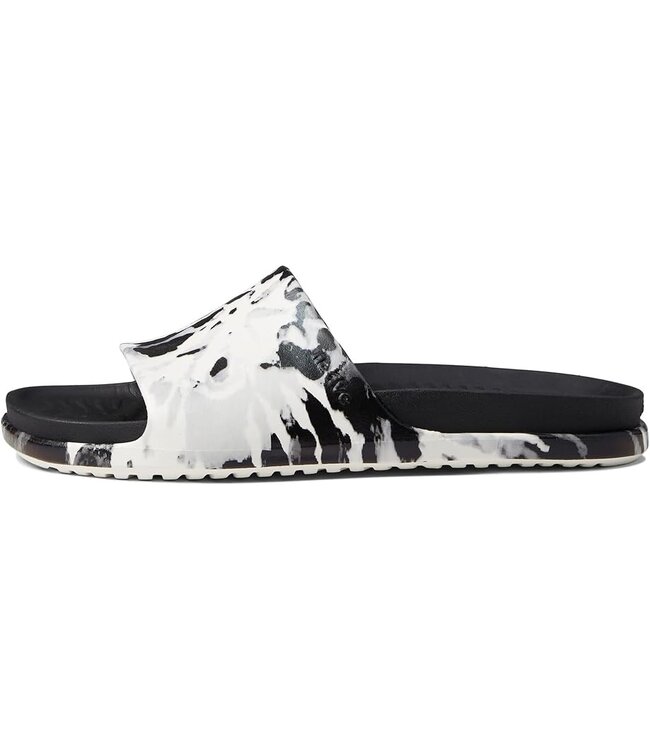 NATIVE WOMENS SPENCER LX PRINT SANDAL SHELL WHITE/JIFFY BLACK/GREY TIE DYE