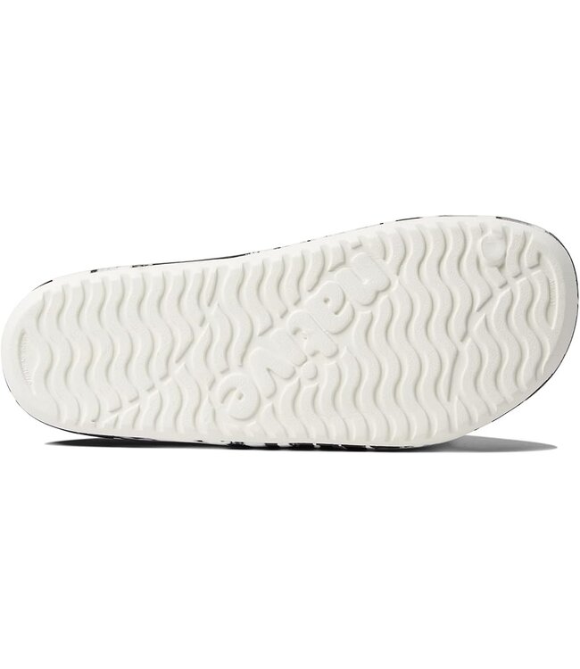 NATIVE WOMENS SPENCER LX PRINT SANDAL SHELL WHITE/JIFFY BLACK/GREY TIE DYE