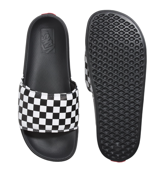 VANS MENS MTE LA COSTA SLIDE-ON SANDALS CHECKERBOARD/WHITE/BLACK