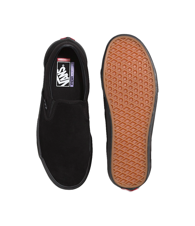 VANS SKATE SLIP-ON SHOE BLACK/BLACK