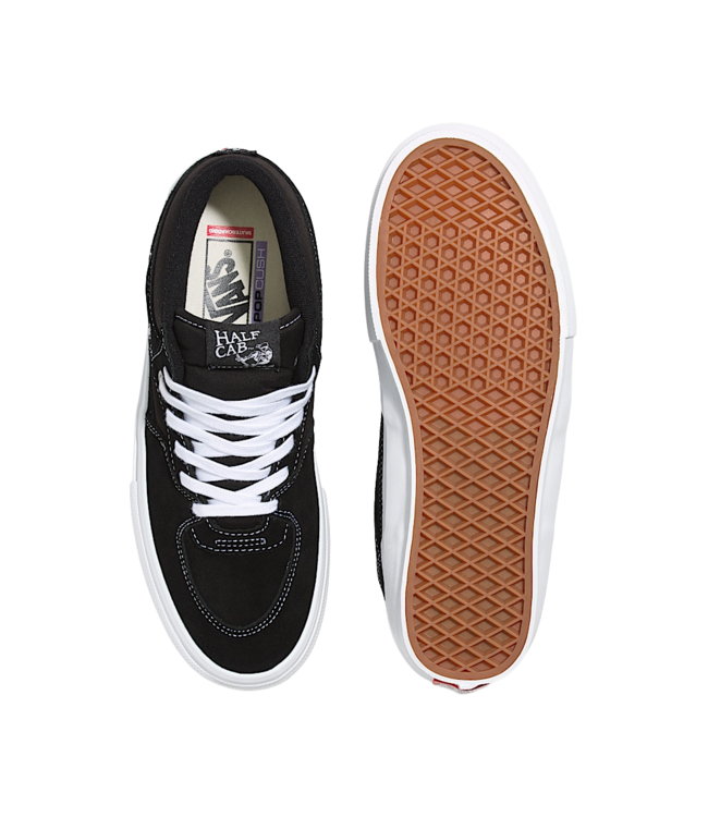 VANS SKATE HALF CAB SHOE BLACK/WHITE