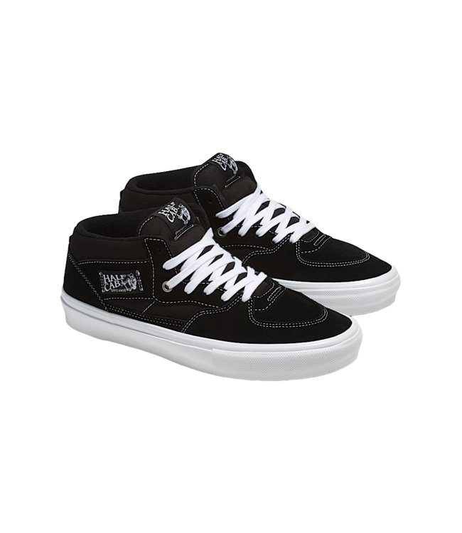 VANS SKATE HALF CAB SHOE BLACK/WHITE