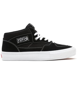 VANS VANS SKATE HALF CAB SHOE BLACK/WHITE
