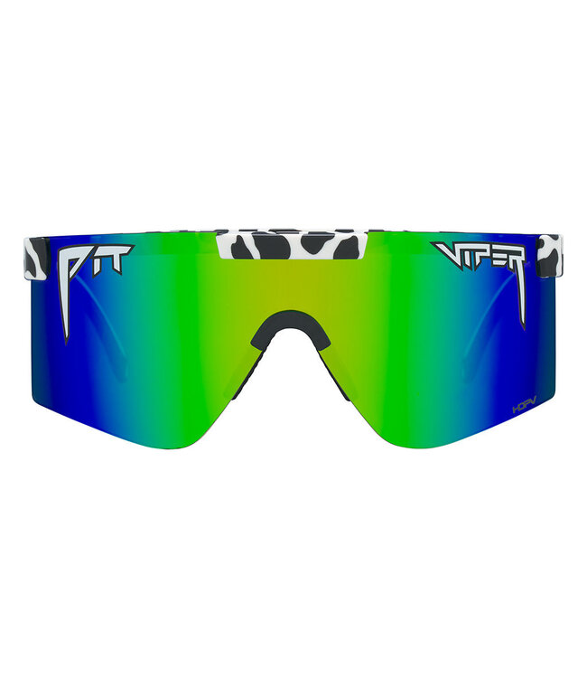 PIT VIPER THE COWABUNGA ORIGINAL WIDE SUNGLASSES w/ HDPV POLARIZED BLUE GREEN