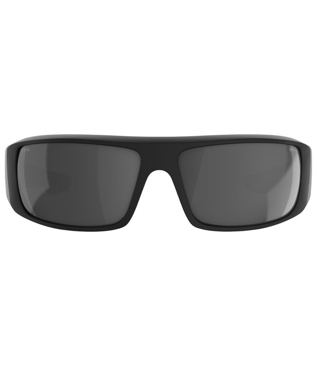 SPY LOGAN ANSI MATTE BLACK SUNGLASSES w/ HAPPY GREY PHOTOCHROMIC