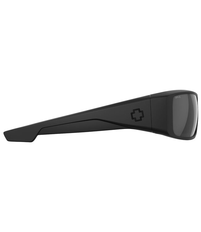 SPY LOGAN ANSI MATTE BLACK SUNGLASSES w/ HAPPY GREY PHOTOCHROMIC