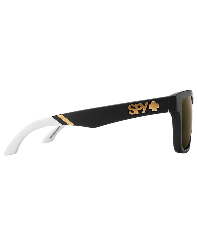SPY HELM SPY PLUS TOM WALLISCH SUNGLASSES w/ HAPPY BRONZE GOLD SPECTRA MIRROR