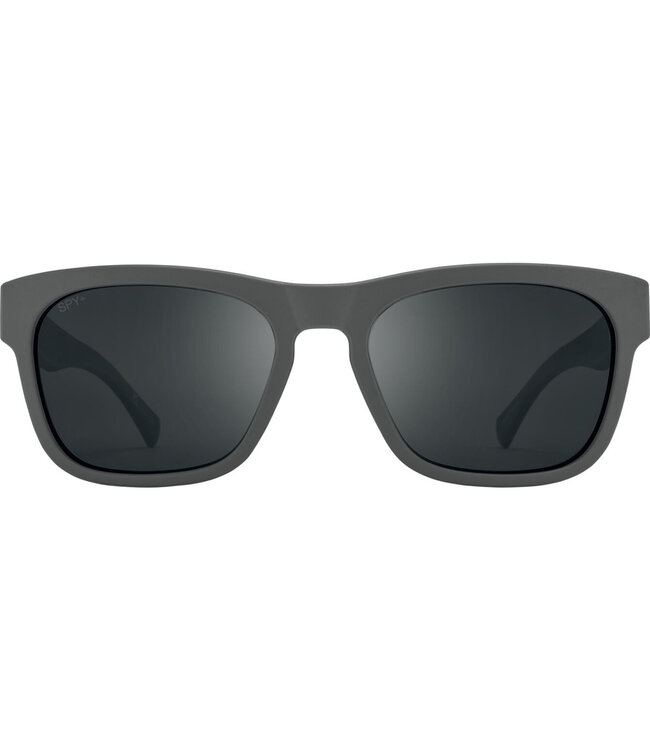 SPY CROSSWAY MATTE GRAY SUNGLASSES w/ GREY POLAR BLACK SPECTRA