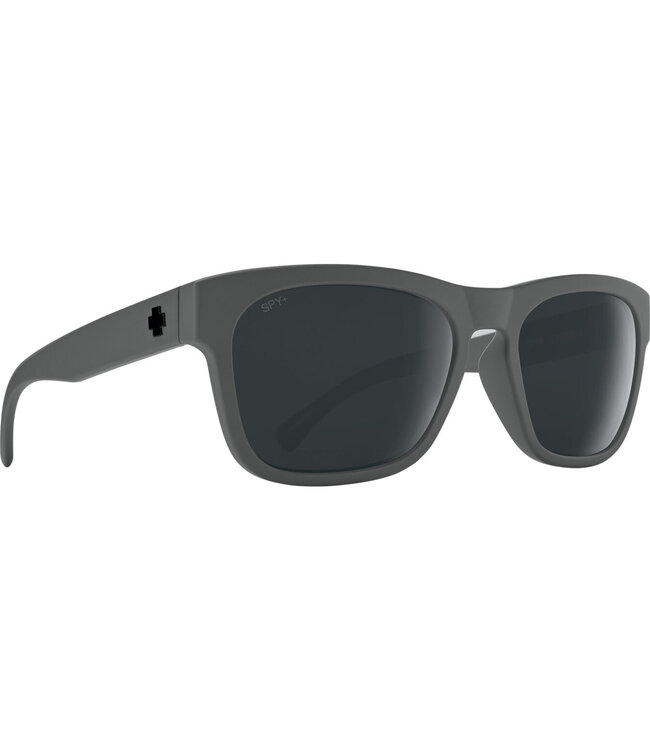 SPY CROSSWAY MATTE GRAY SUNGLASSES w/ GREY POLAR BLACK SPECTRA