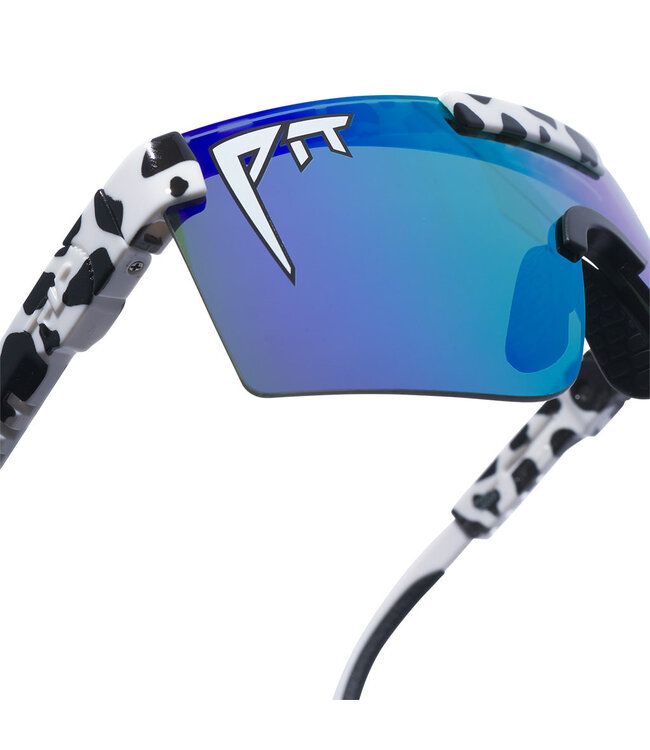 PIT VIPER THE COWABUNGA ORIGINAL NARROW SUNGLASSES W/ HDPV POLAR BLUE GREEN