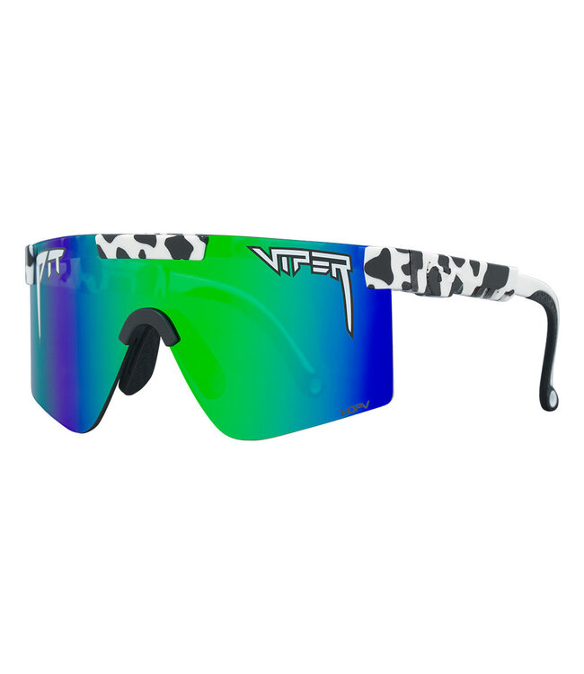 PIT VIPER THE COWABUNGA ORIGINAL NARROW SUNGLASSES W/ HDPV POLAR BLUE GREEN