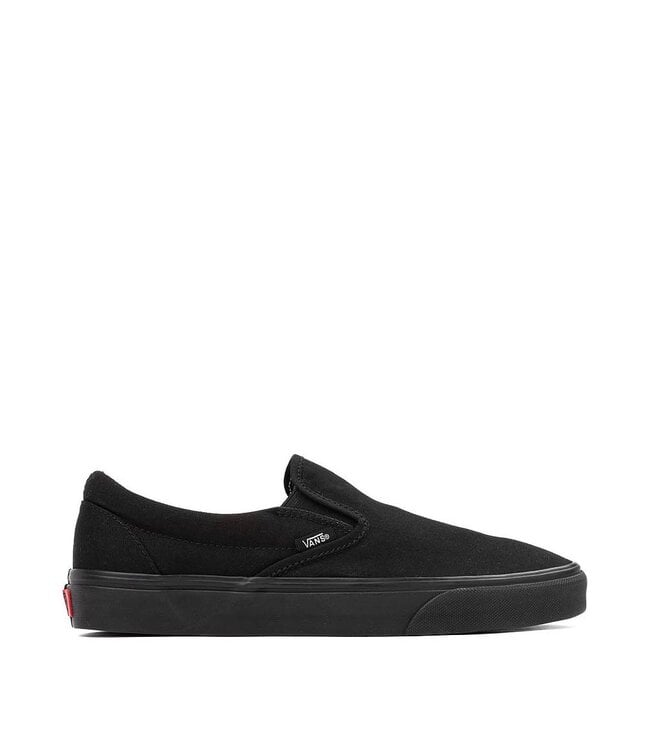 VANS WOMENS CLASSIC SLIP-ON SHOE (BKA) BLACK/BLACK
