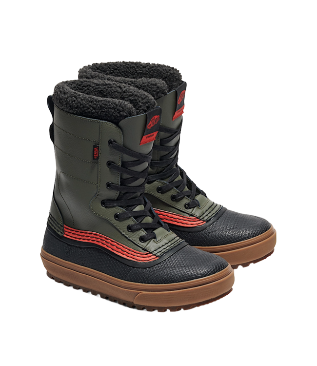 VANS MENS STANDARD MID MTE SNOW BOOT (17P) GREEN/GUM