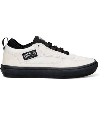 VANS VANS MENS SKATE SAFE LOW ATIBA SHOES BONE WHITE/BLACK