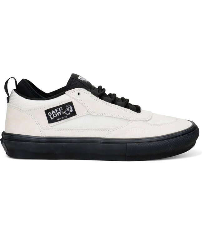 VANS MENS SKATE SAFE LOW ATIBA SHOES BONE WHITE/BLACK