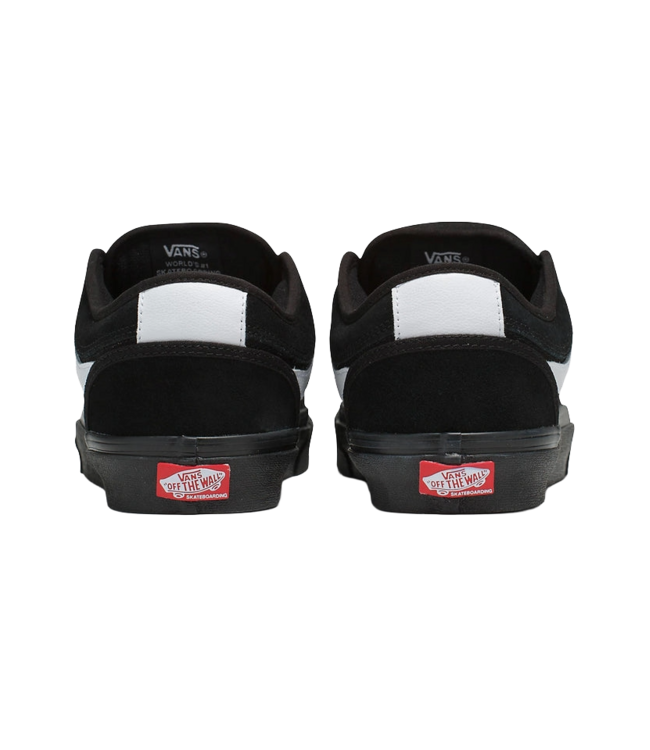 VANS MENS SKATE CHUKKA LOW SIDE-STRIPE (B8C) BLACK/BLACK/WHITE