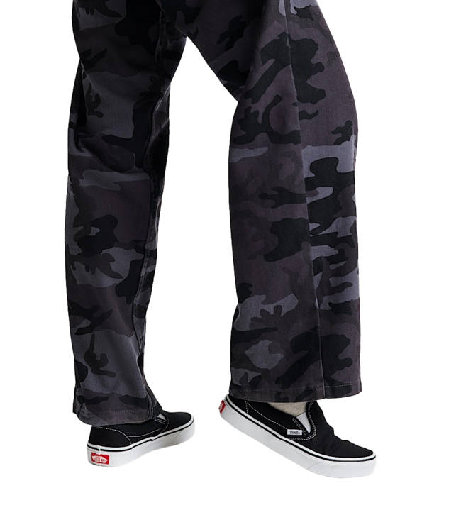 VANS WOMENS CLASSIC SLIP-ON SHOES BLACK