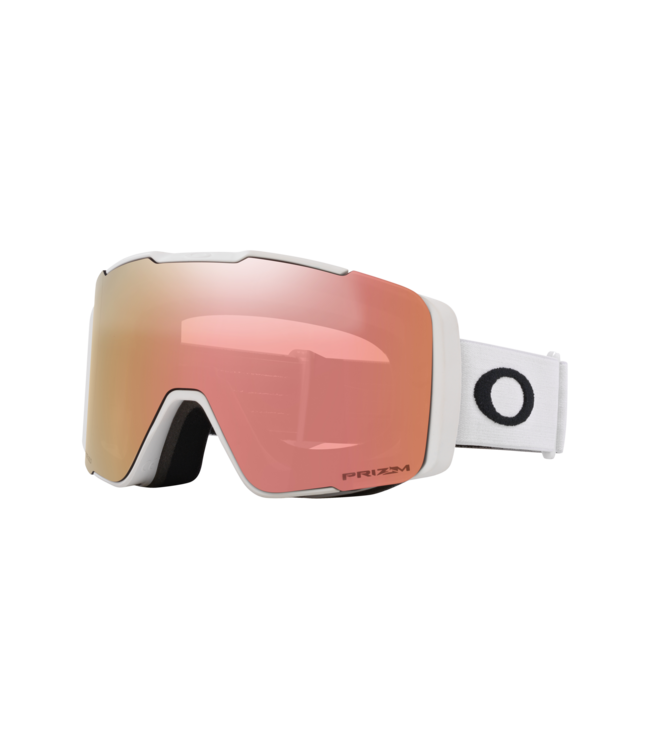 OAKLEY LINE MINER PRO M GOGGLE MATTE WHITE w/ PRIZM ROSE GOLD + SAPPHIRE IRIDIUM 2026