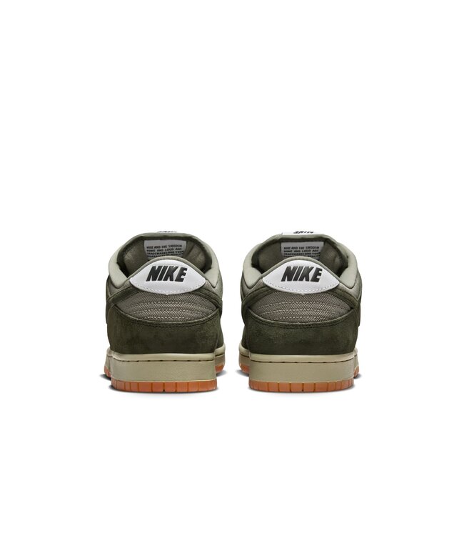 NIKE SB MENS DUNK LOW PRO B SHOES (301) SEQUOIA/SEQUOIA-LIGHT ARMY-WHITE