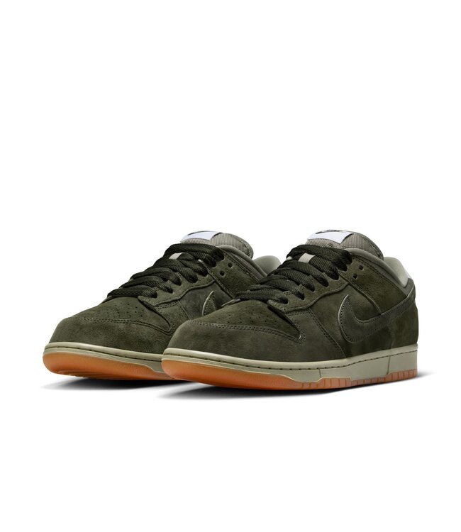 NIKE SB MENS DUNK LOW PRO B SHOES (301) SEQUOIA/SEQUOIA-LIGHT ARMY-WHITE