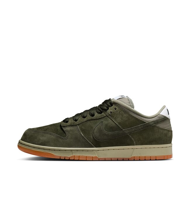 NIKE SB MENS DUNK LOW PRO B SHOES (301) SEQUOIA/SEQUOIA-LIGHT ARMY-WHITE