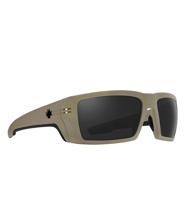SPY REBAR ANSI MATTE SAND SUNGLASSES w/ HAPPY GREY