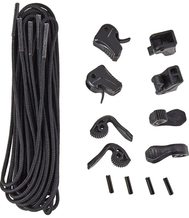 RONIX COMPLETE LACE KIT 4PC BLACK 2025