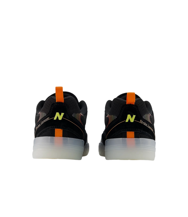NEW BALANCE X ROLAND MENS NUMERIC 808 TIAGO SHOES (LRO) BLACK/ORANGE