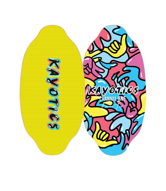 KAYOTICS CHANNEL ONE FOAM TOP SKIMBOARD HANG LOOSE 2025