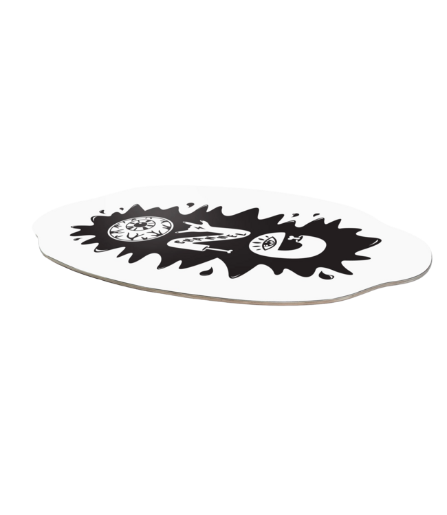 KAYOTICS CHANNEL ONE FOAM TOP SKIMBOARD BLACK/WHITE 2025