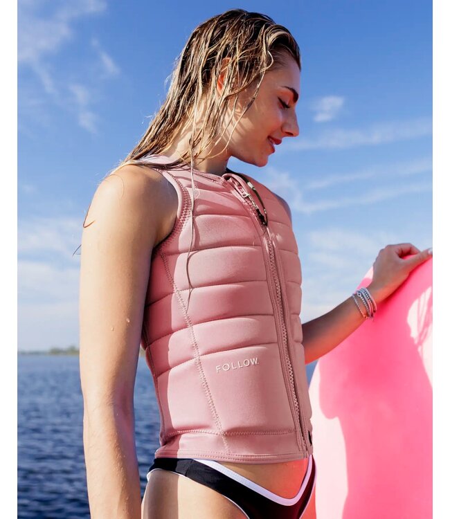 FOLLOW WOMENS TOTAL VEST PINK 2025