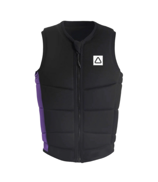 FOLLOW MENS CORP VEST BLACK/PURPLE 2025