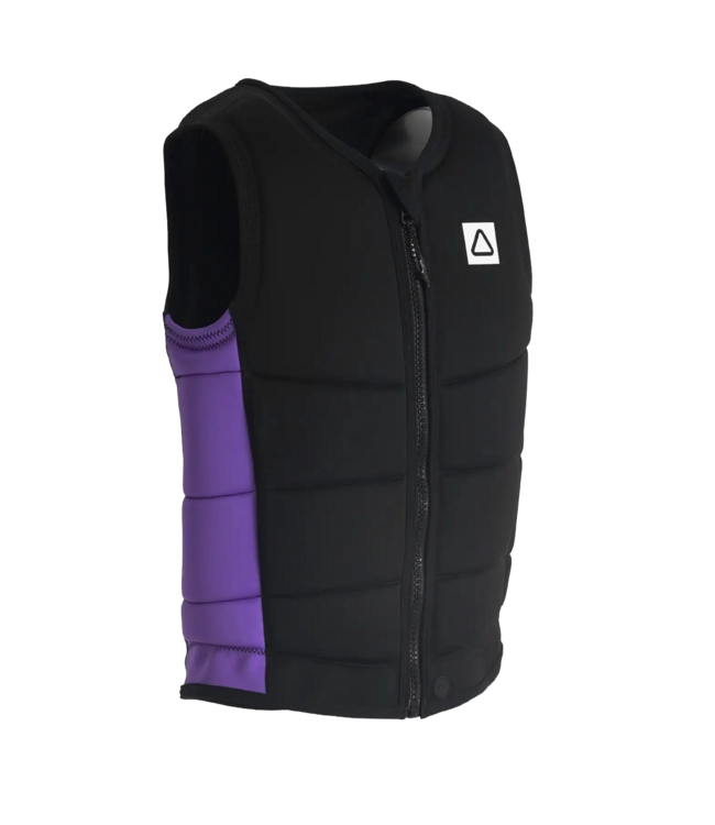 FOLLOW MENS CORP VEST BLACK/PURPLE 2025