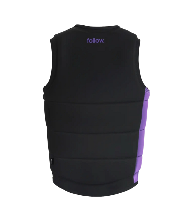 FOLLOW MENS CORP VEST BLACK/PURPLE 2025