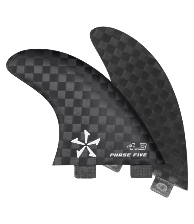 PHASE5 4.3 CARBON SURF TWIN FIN SET 2022