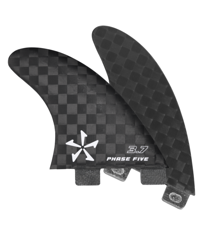 PHASE5 3.7 CARBON SURF TWIN FIN SET 2022