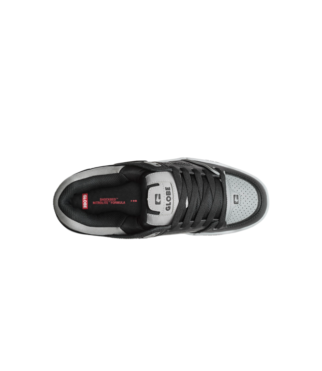 GLOBE MENS FUSION SHOES BLACK/STEEL/WHITE