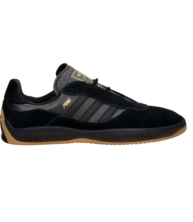 ADIDAS MENS PUIG SHOE BLACK CARBON GOLD