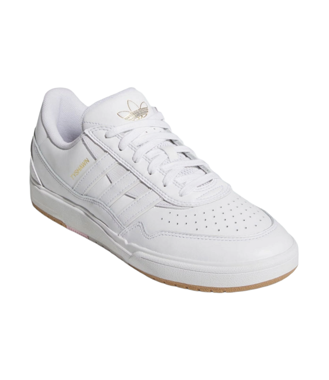 ADIDAS MENS TYSHAWN II SHOE WHITE/WHITE/GUM
