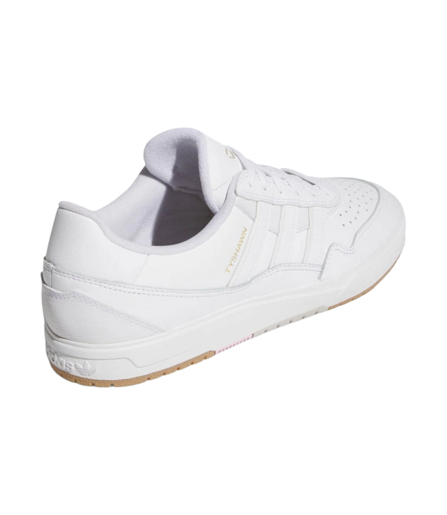 ADIDAS MENS TYSHAWN II SHOE WHITE/WHITE/GUM