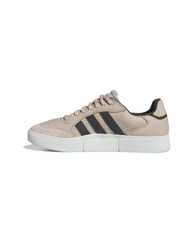 ADIDAS MENS TYSHAWN LOW SHOE TAUPE/CARBON/GOLD