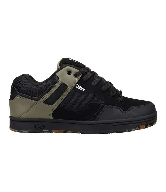 DVS MENS ENDURO 125 SHOES BLACK/OLIVE/LEATHER