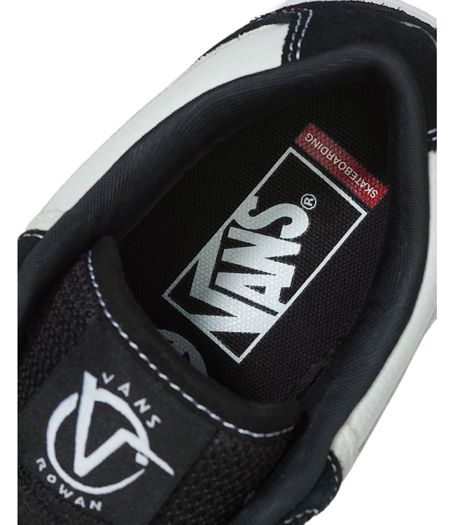 VANS MENS ROWAN 2 SHOES (BZW) BLACK/WHITE